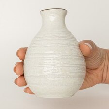 Beige Textured Sake Bottle 8 oz hover-image