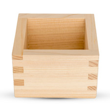 Hinoki Wood Sake Box