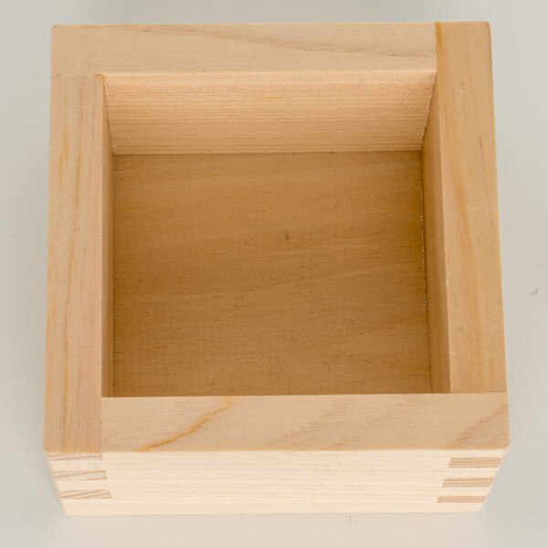 Image of Hinoki Wooden Sake Box 3.1" 3
