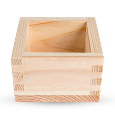 Hinoki Wooden Sake Box 3.25"