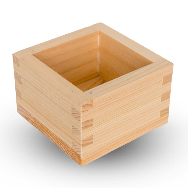 Image of Hinoki Wooden Sake Box 3.25" 4