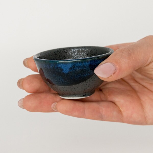 Image of Seiryu Blue Sake Cup 3