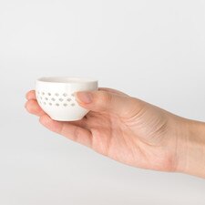 Hotaru White Sake Cup hover-image