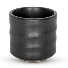 Tessa Black Guinomi Swirl Sake Cup