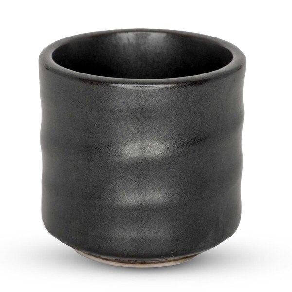 Image of Tessa Black Guinomi Swirl Sake Cup 1