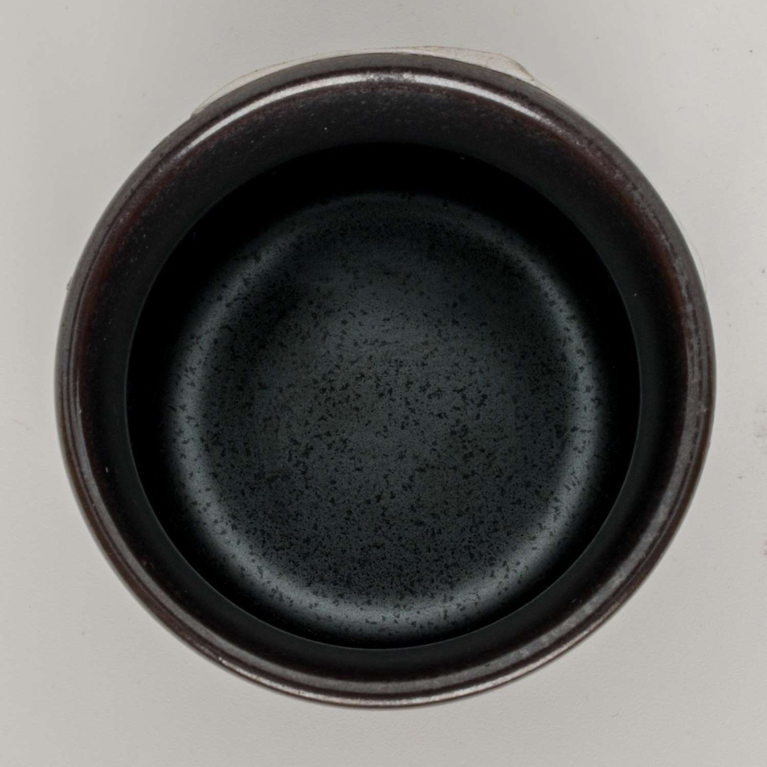 Tessa Black Guinomi Swirl Sake Cup | Korin