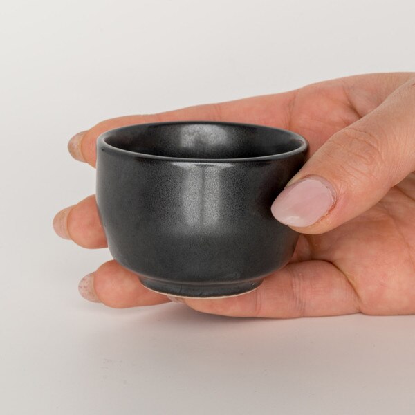 Image of Tessa Black Guinomi Sake Cup 3