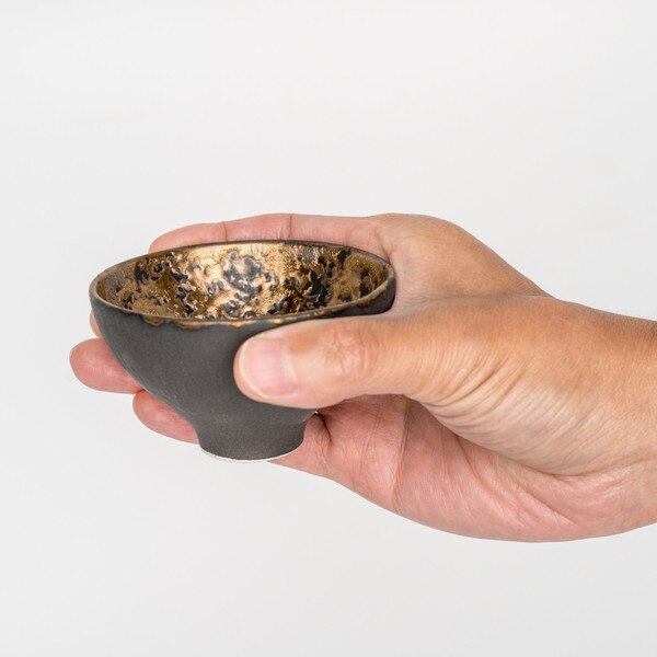 Image of Kaji Brass Footed Sake Cup 5