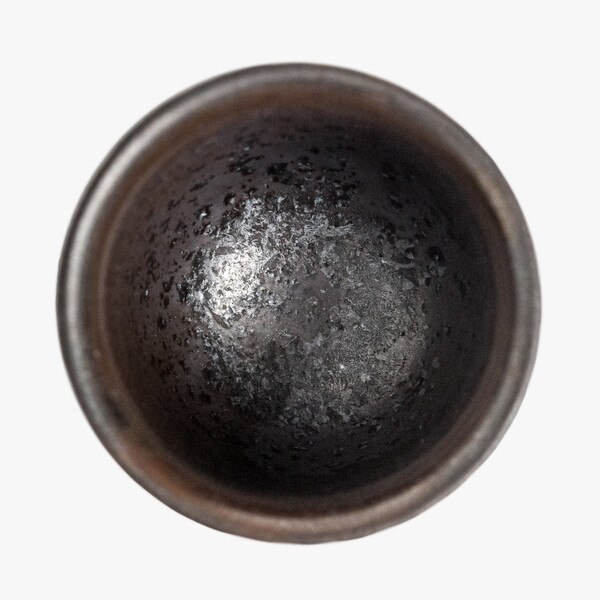 Image of Kuro Yuzu Silver Sake Cup 3