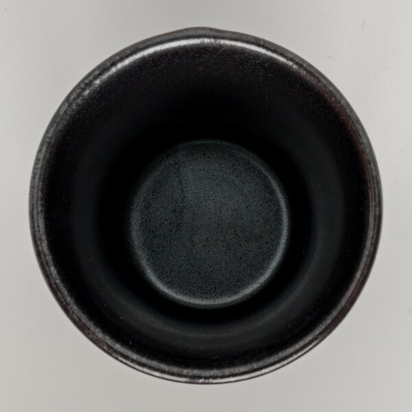 Image of Tessa Black Spiral Sake Cup 2