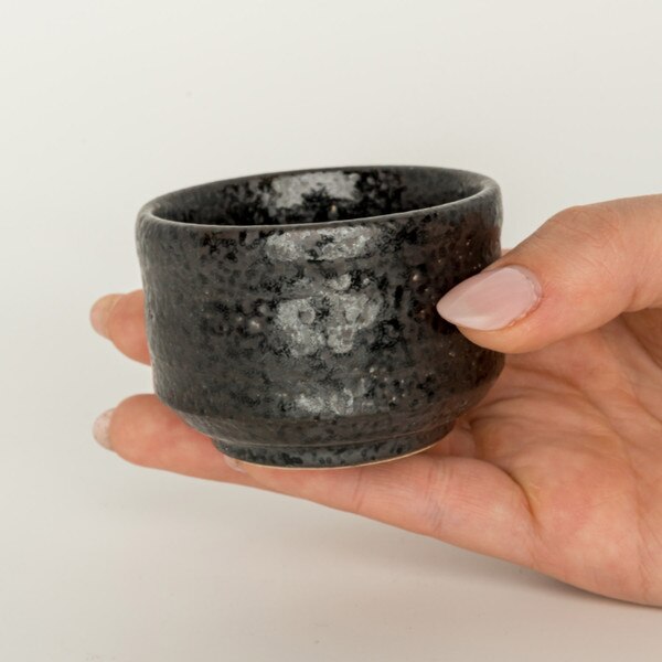 Image of Yuzu Matte Black Sake Cup 3
