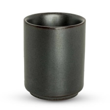 Tessa Black Sake Cup 2 oz