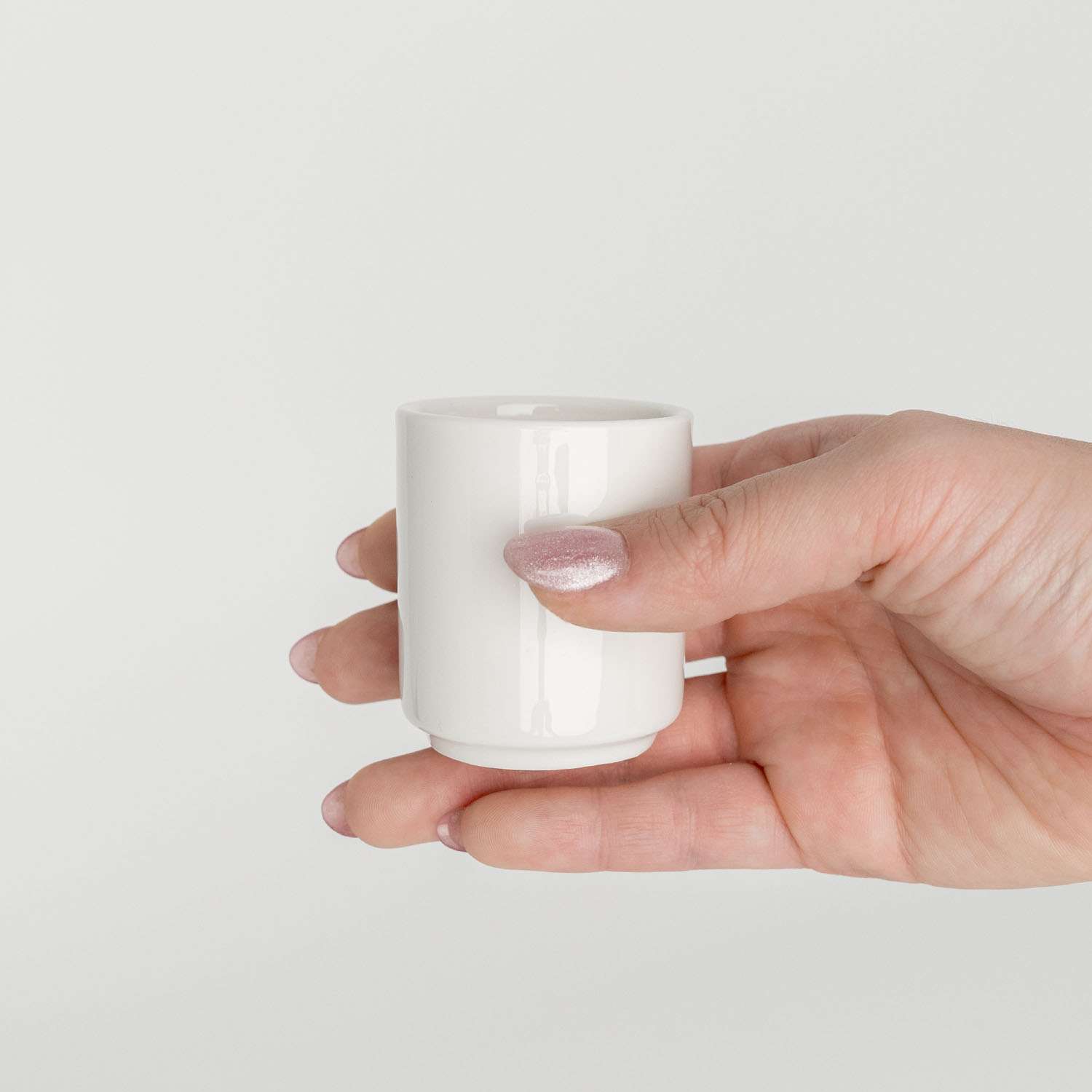 Korin Durable White Sake Cup 1.75