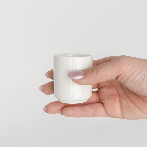 Image of Korin Durable White Sake Cup 3
