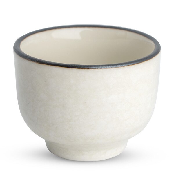 Image of Beige Textured Sake Cup 1