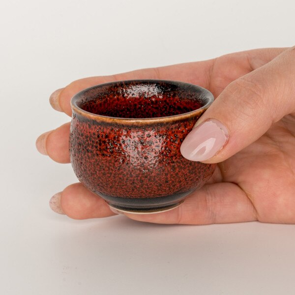 Image of Shuin Red Sake Cup 3