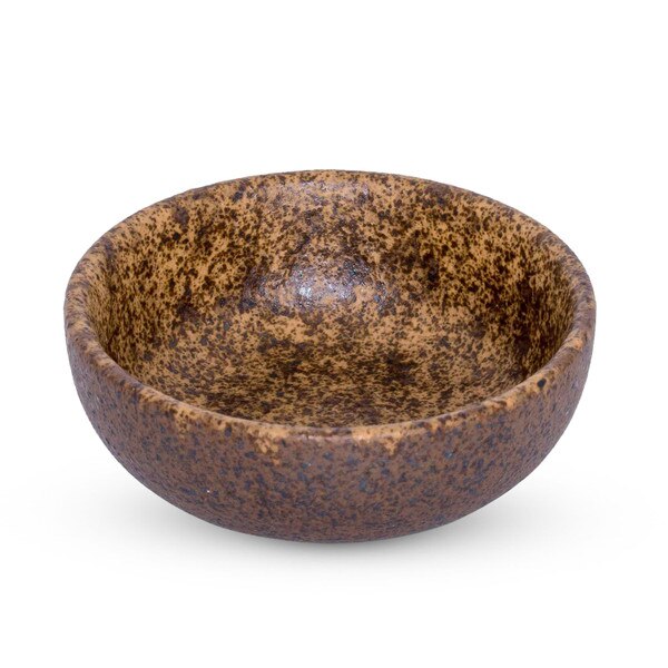 Image of Eki Brown Round Sauce Dish 1