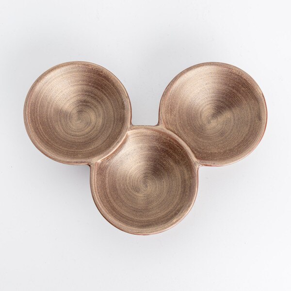 Image of Shusetsu Gold 3 Divided Sauce Dish 3