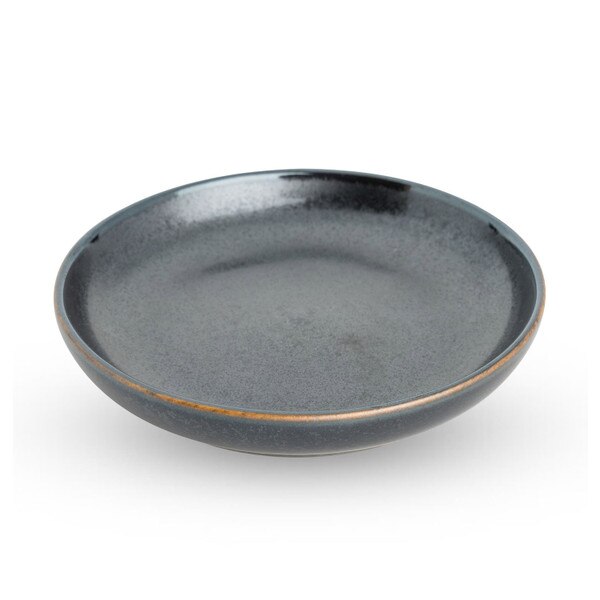 Image of Tessa Black Round Sauce Dish 2 oz 1