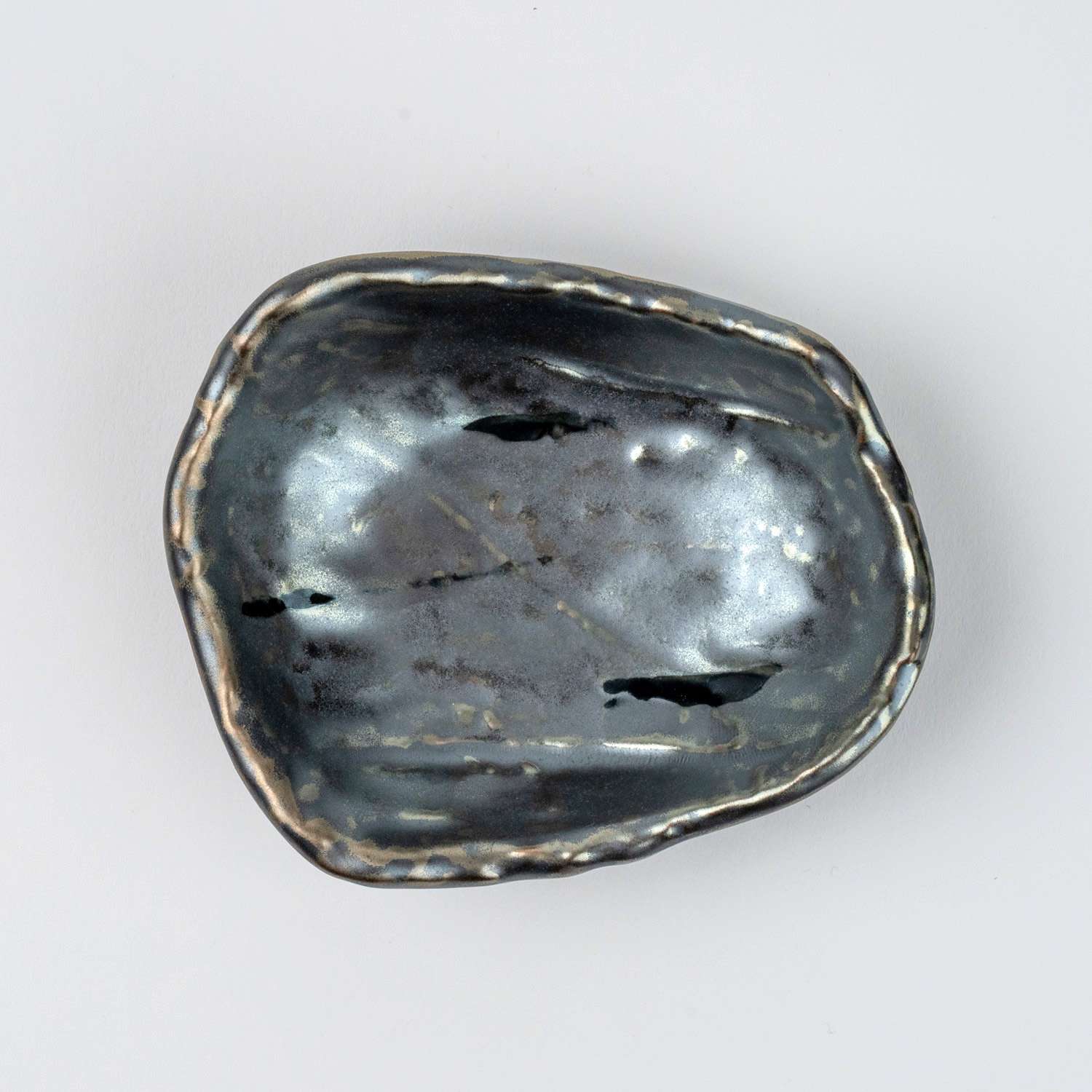 Tessa Black Abstract Sauce Dish | Korin