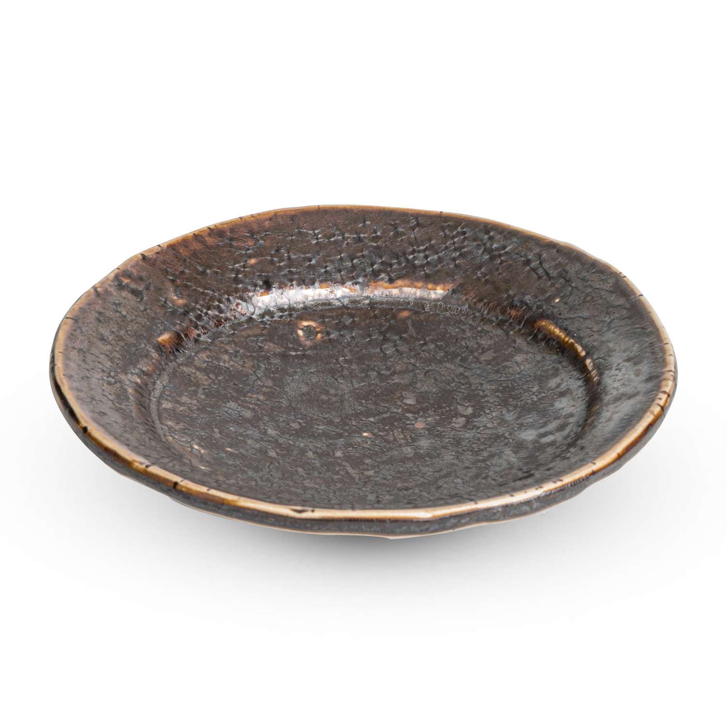 Kyo Black Round Sauce Dish | Korin