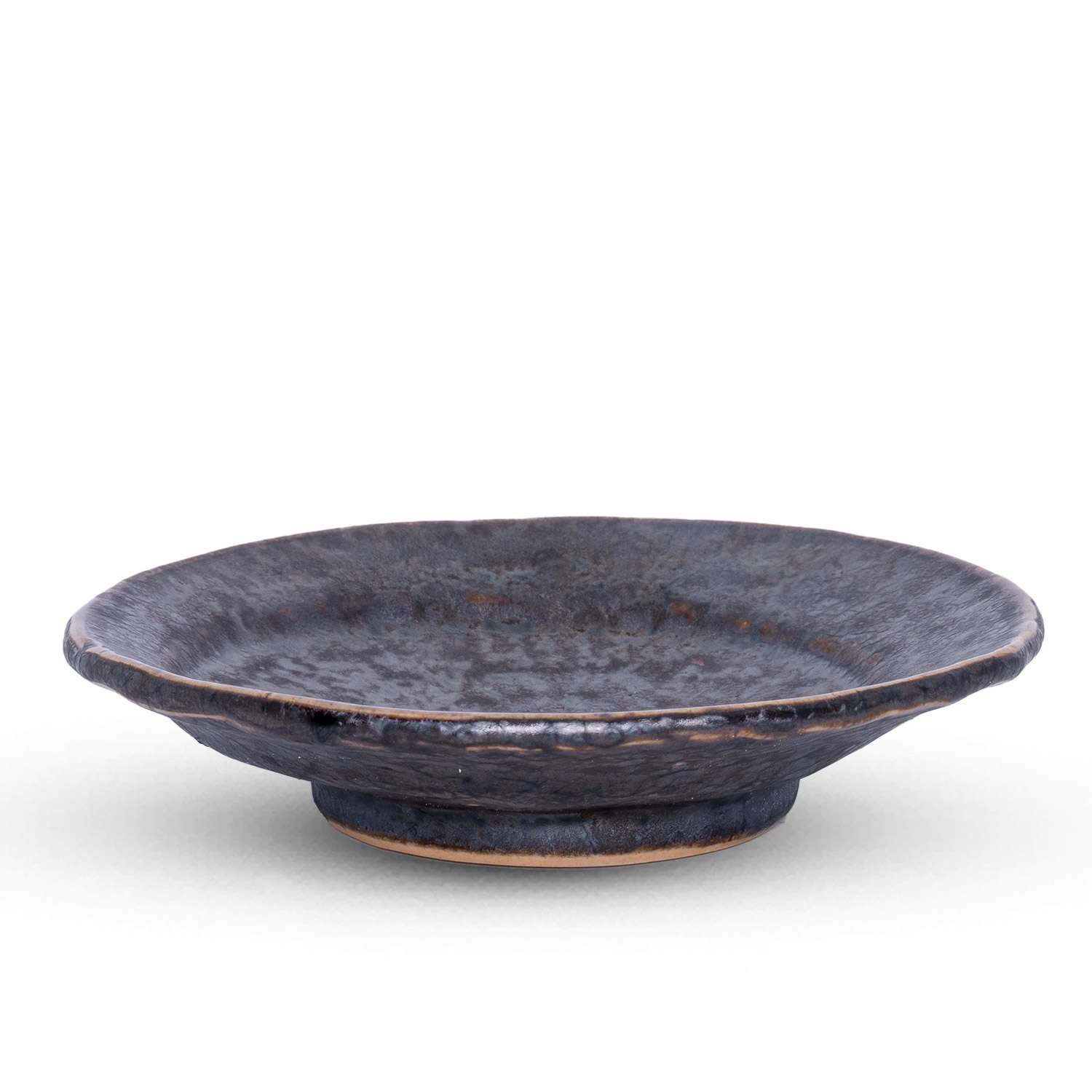 Kyo Black Round Sauce Dish | Korin