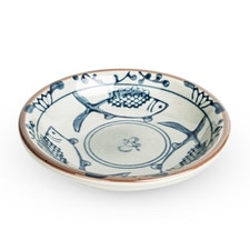 Mashiko Sakana Round Sauce Dish