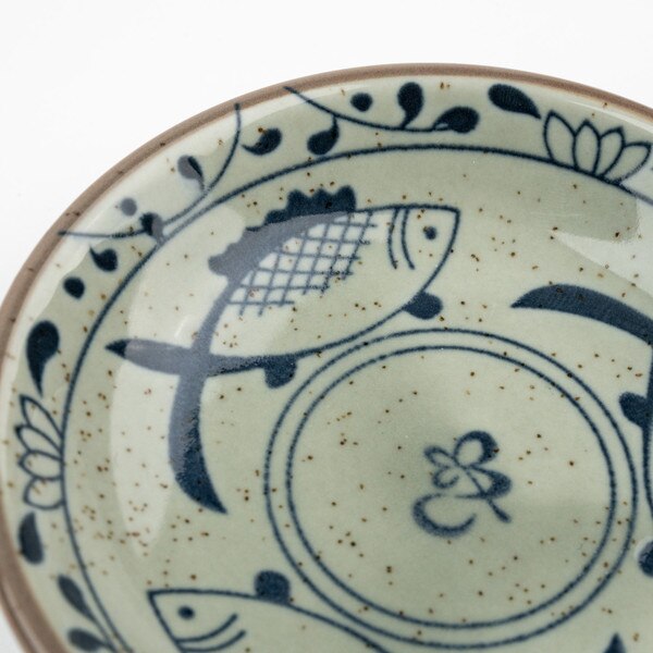 Image of Mashiko Sakana Round Sauce Dish 4