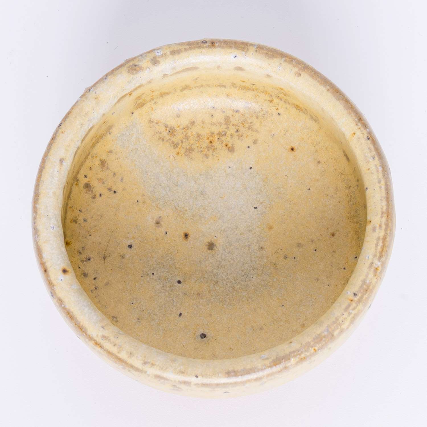 Yamabuki Yellow Round Sauce Dish | Korin