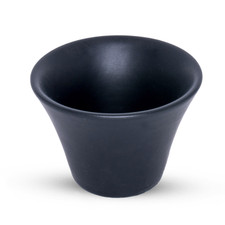 Korin Durable Matte Black Round Dipping Cup