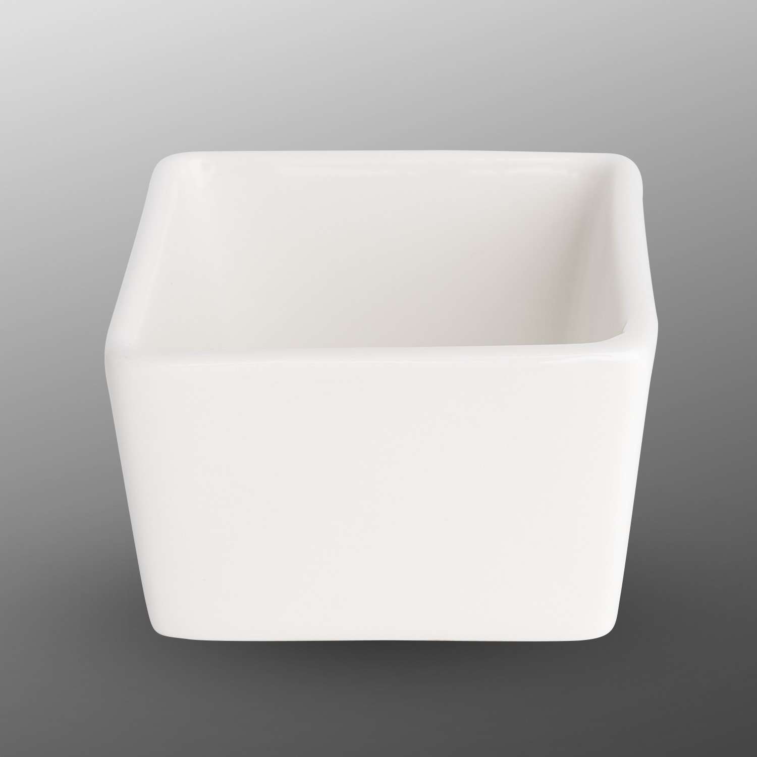 珊瑚のディッシュ Korin Durable White Square Sauce Dish 2.25