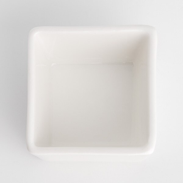Image of Korin Durable White Square Sauce Dish 3