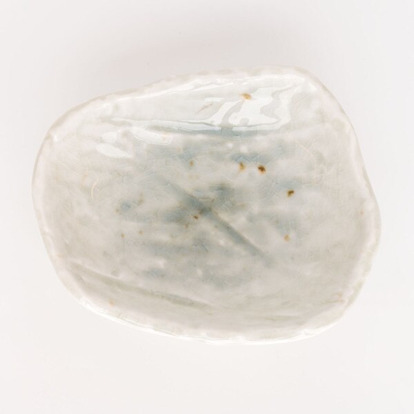 Image of Coral Blue Abstract Sauce Dish 3