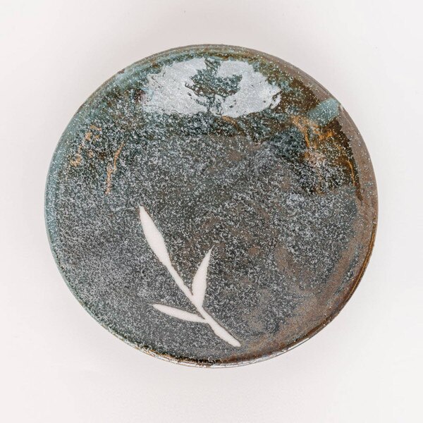 Image of Ash Blue Round Sauce Dish 3