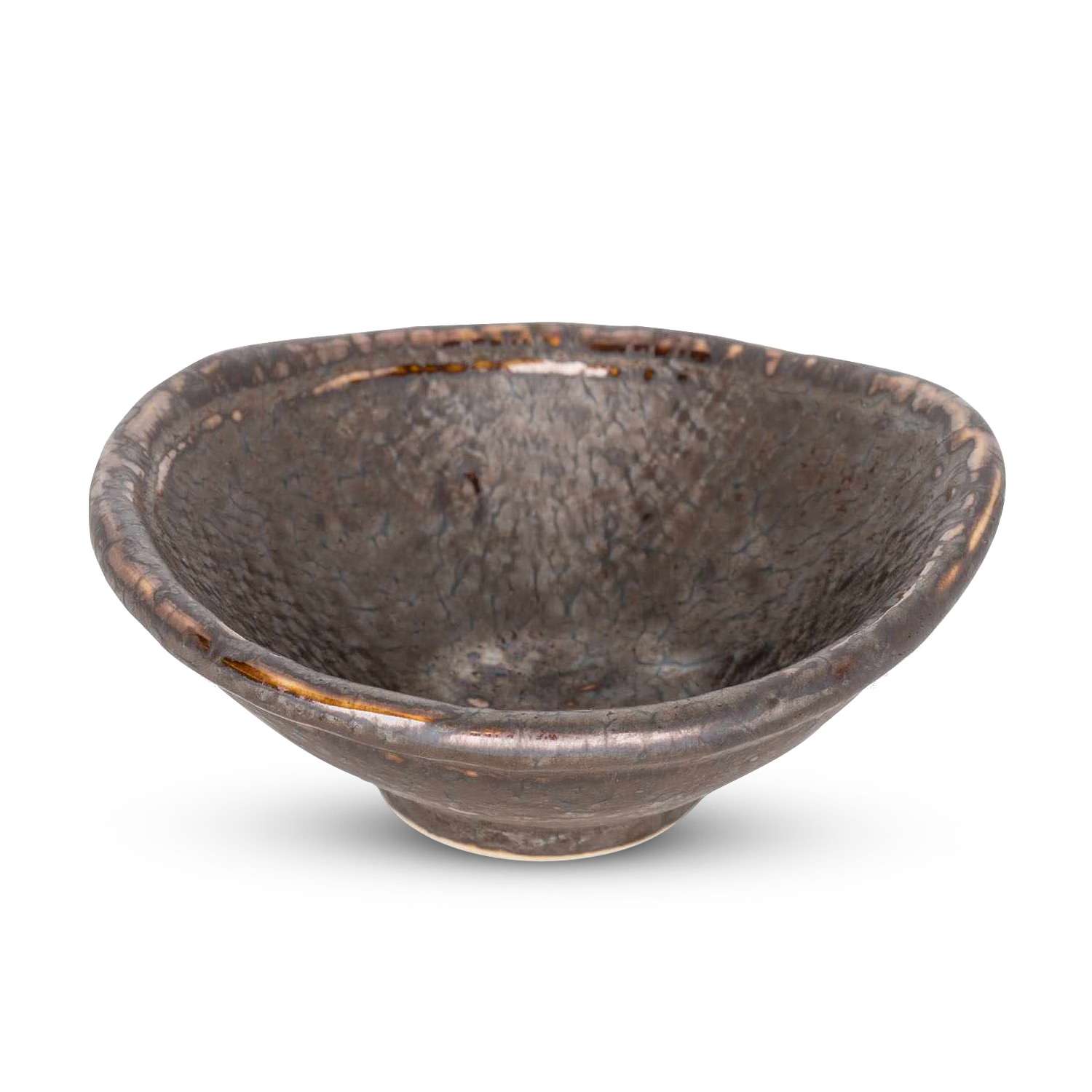 新品 Kuhn Keramik クラウン ソープディッシュ 15 x 5cm Kyo Black Oval Sauce Bowl 3.75