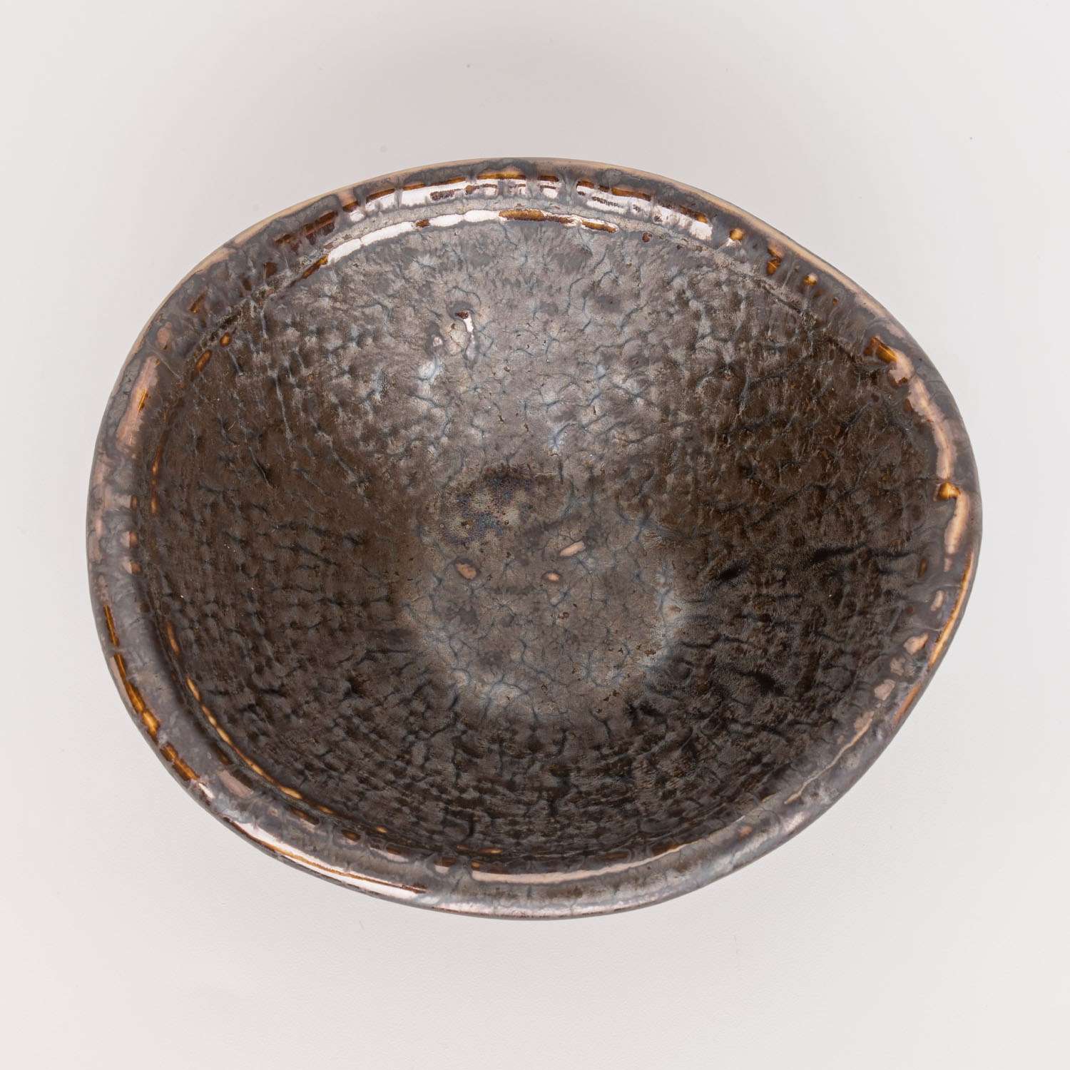 Kyo Black Oval Sauce Bowl 3.75