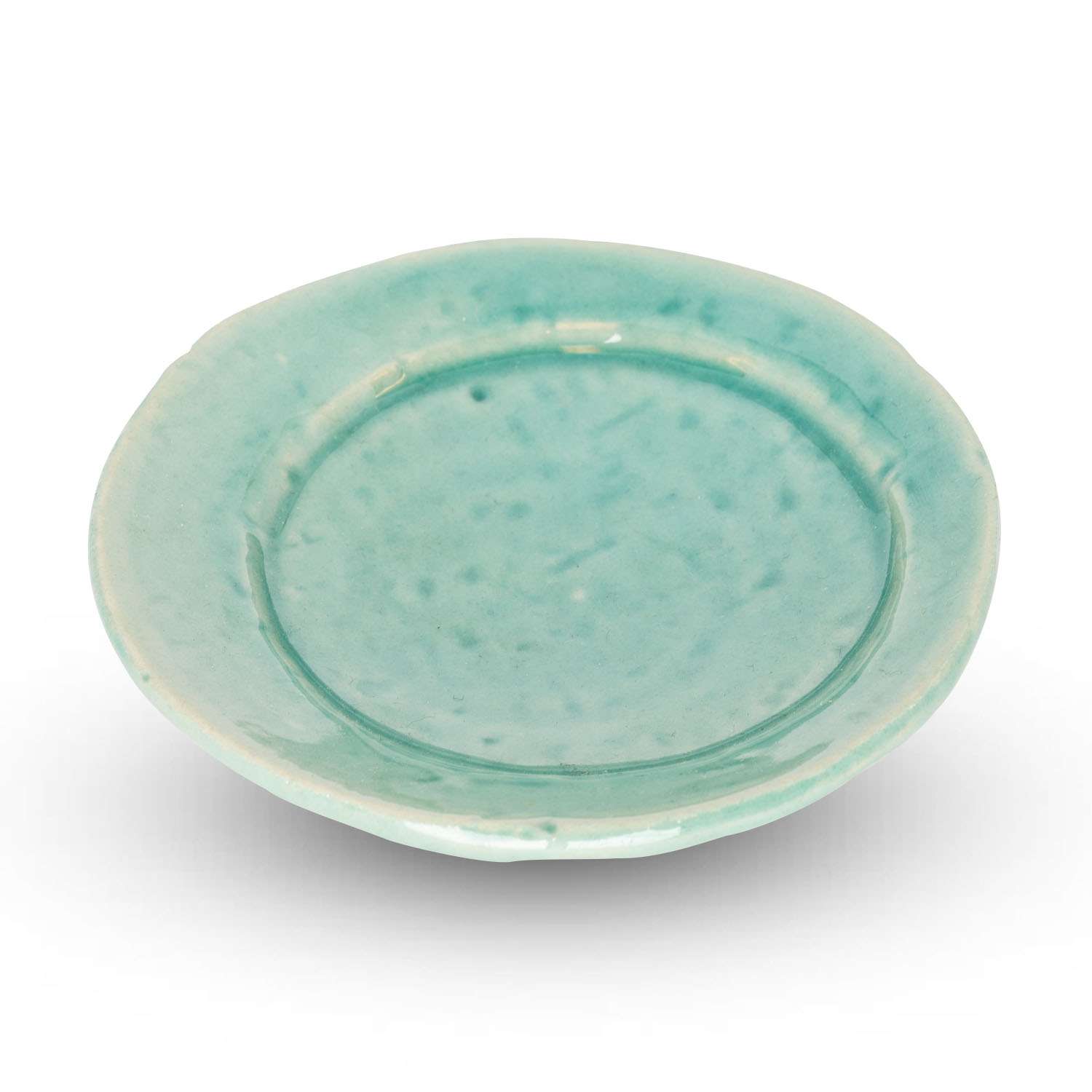 Sho Turquoise Round Sauce Dish | Korin