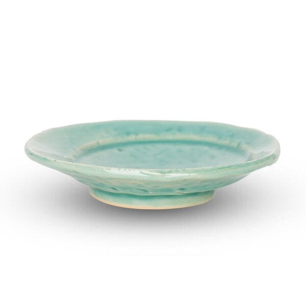 Image of Sho Turquoise Round Sauce Dish 2