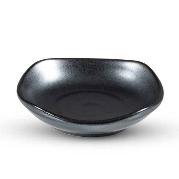 Image of Tessa Black Square Sauce Dish 1