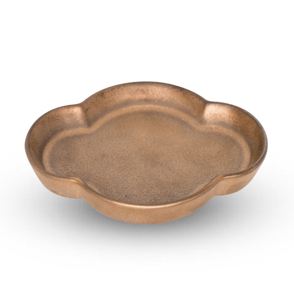 Image of Kinsai Gold Cloud Sauce Dish 1