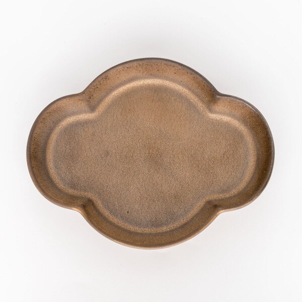 Image of Kinsai Gold Cloud Sauce Dish 3