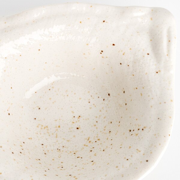 Image of Konahiki Speckle White 3 Divided Bowl 10.5" 4