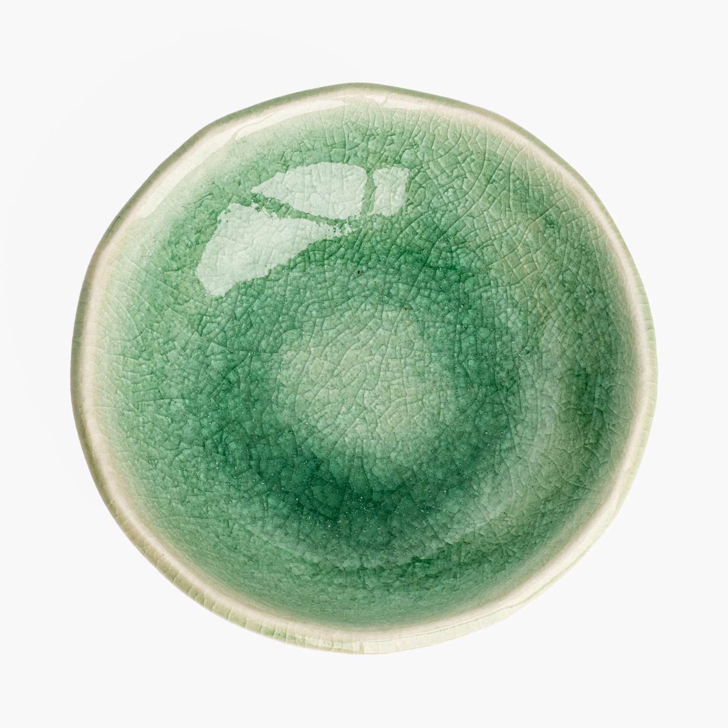 Green Kanire Round Sauce Dish | KORIN