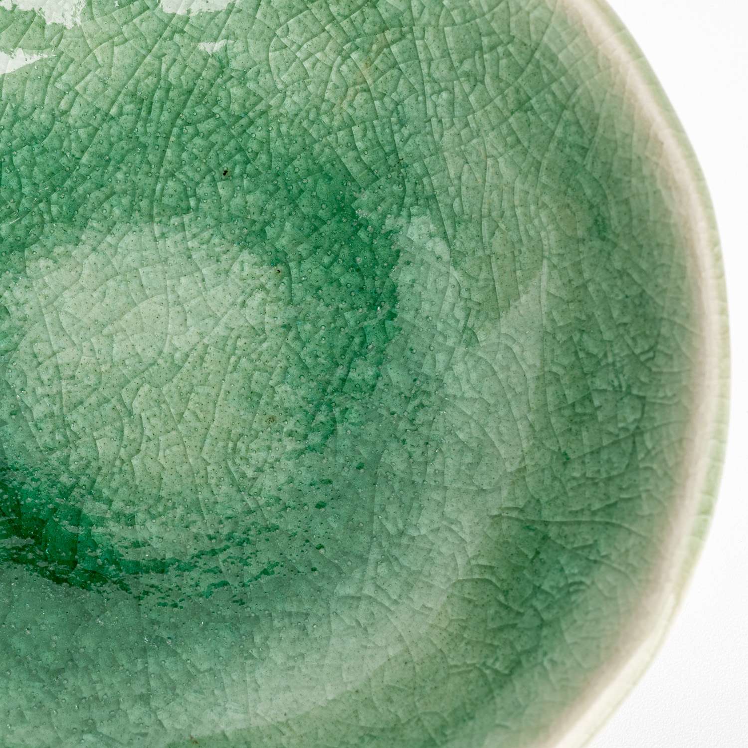 Green Kanire Round Sauce Dish | KORIN