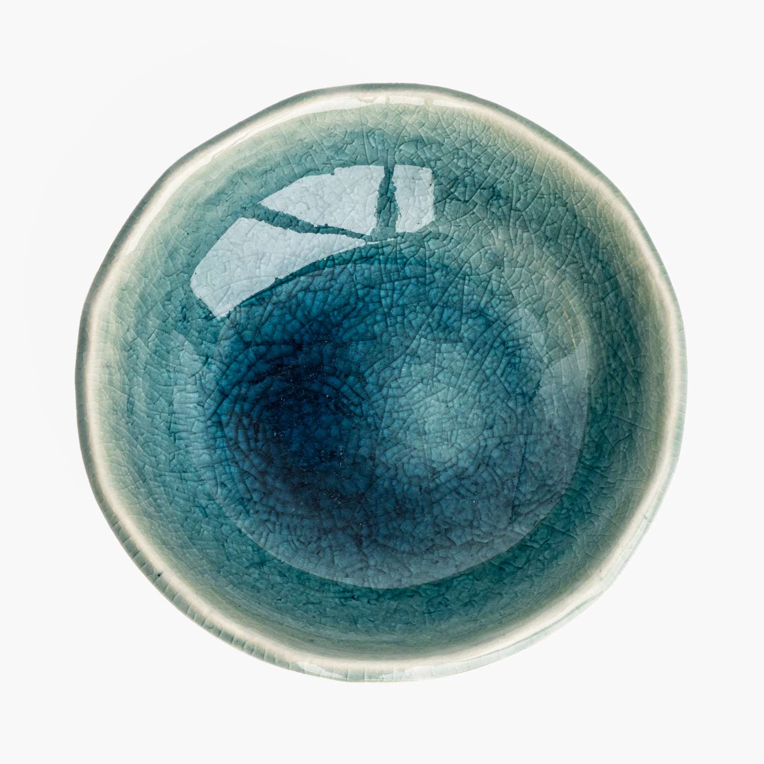 Blue Kanire Round Sauce Dish | KORIN