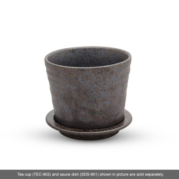 Image of Miroku Black Round Sauce Dish 5