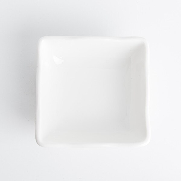 Image of Korin Durable White Square Sauce Dish 3