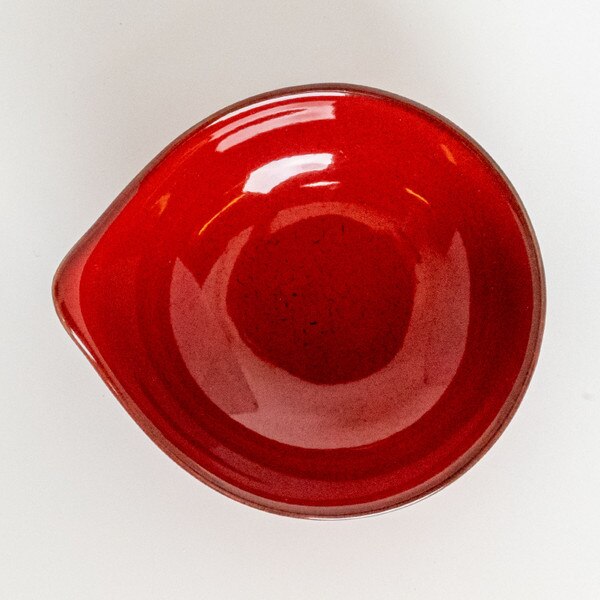 Image of Korin Durable Red Sauce Bowl 4" 3