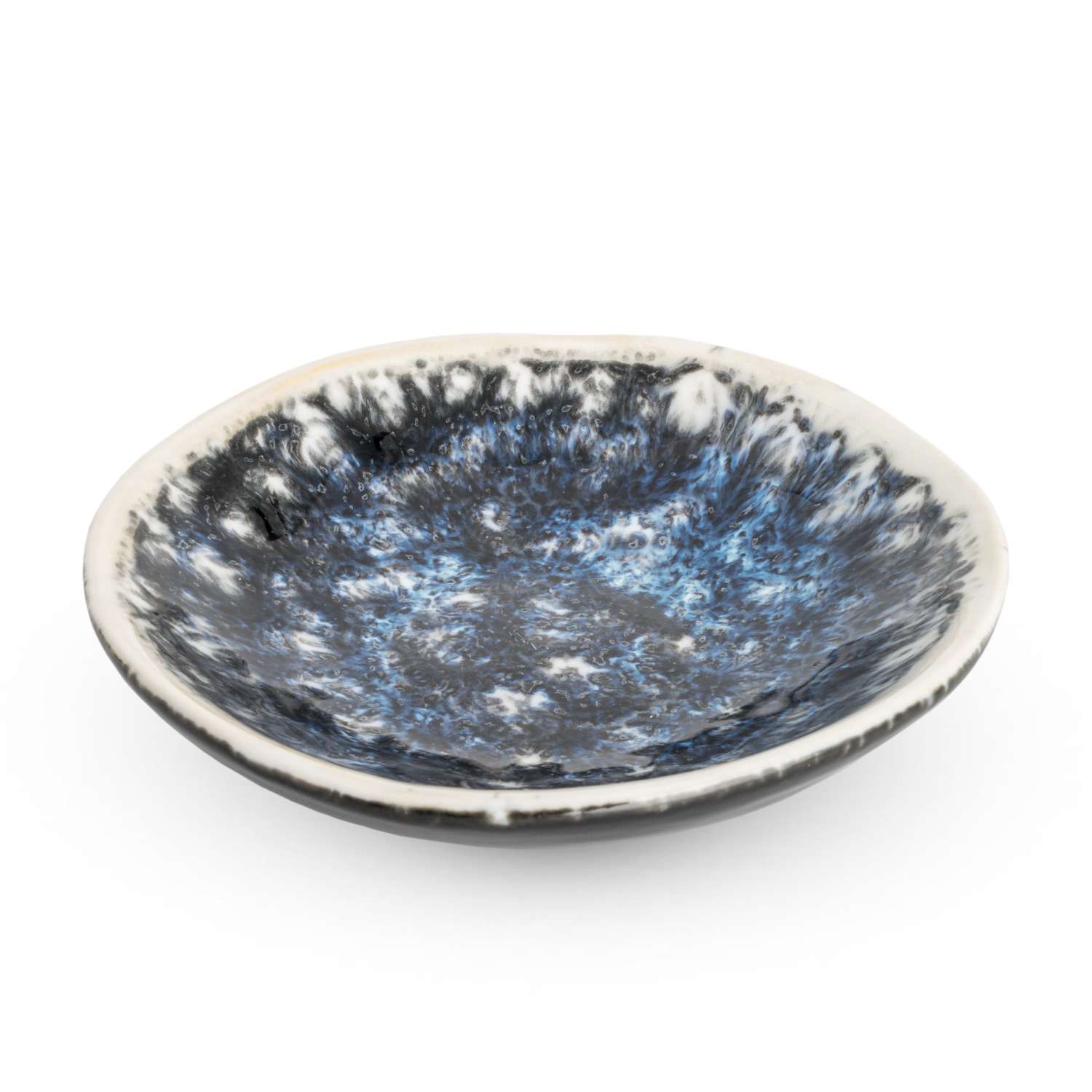 Korin Durable Lapis Blue Round Sauce Dish | Korin