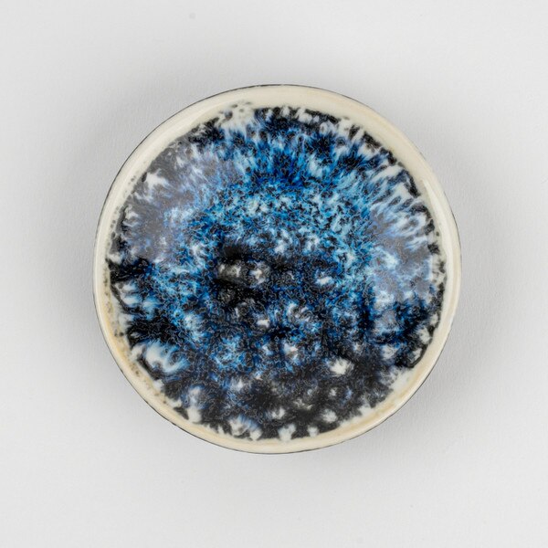 Image of Korin Durable Lapis Blue Round Sauce Dish 3